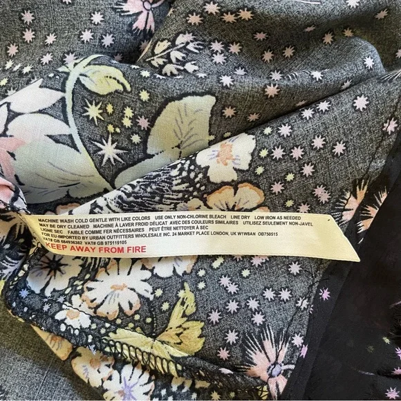 Like New Free People - Longwood Floral Slip Dress - S - Picture 9 of 12